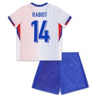 France Adrien Rabiot #14 Replica Away Minikit Euro 2024 Short Sleeve (+ pants)